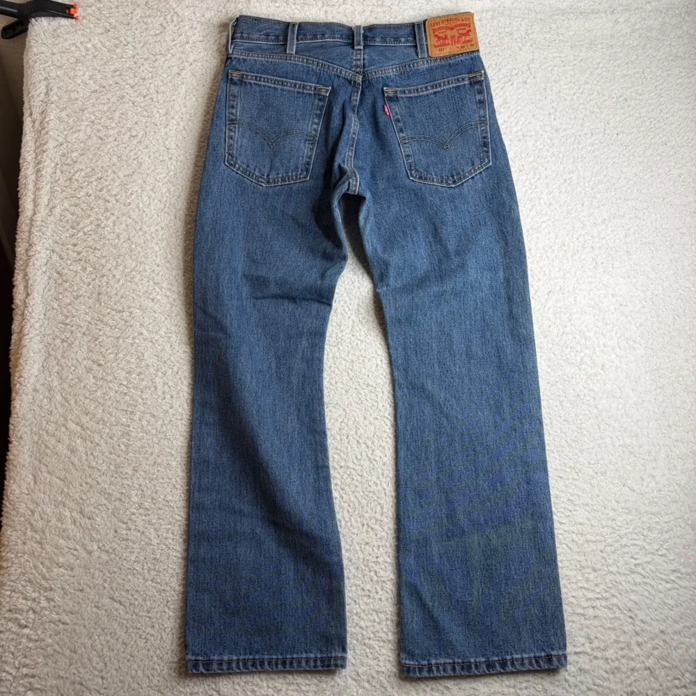 Levis 517 Bootcut Jeans Mens 32x30 Medium Wash Denim western Blue wide leg